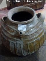 Historia de Guadix. Tinaja de aceite nazar. Siglo XIV. Museo de Arte Andalus - beda