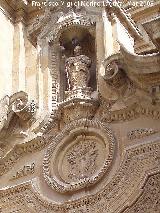 Catedral de Guadix. Hornacina de la portada lateral