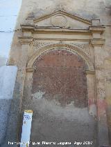 Convento de San Agustn. Puerta cegada