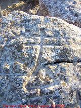 Petroglifos de Alicn de las Torres. Antropomorfo