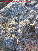 Petroglifos de Alicn de las Torres. Antropomorfo