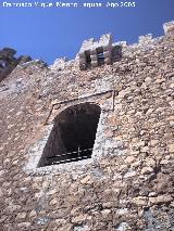 Castillo de Alcal del Jucar. Matacn y balcn de la Torre del Homenaje