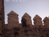 Castillo de Almansa. Almenas de la muralla
