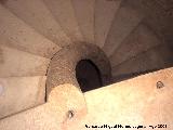 Castillo de Almansa. Escaleras de caracol de la Torre del Homenaje