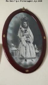 Foto antigua de la Virgen