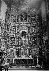 Iglesia de Santa Mara del Salvador. Antiguo Altar Mayor del siglo XVI destruido en la Guerra Civil