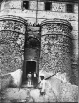Castillo de Chinchilla de Montearagn. Foto antigua. Penal principios del siglo XX