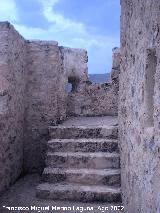 Castillo de Yeste. Escaleras del adarve