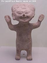 Museo de Arte Precolombino Felipe Orlando. Figura sonriente. Cultura El Tajín. 600 - 900 d.C.