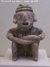 Museo de Arte Precolombino Felipe Orlando. Figura sentada. 400 a.C. - 200 d.C.