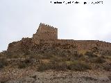 Castillo de Lorca. Muralla. Comienzo del lienzo sur
