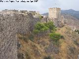 Castillo de Lorca. Muralla. Muralla norte