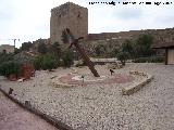 Castillo de Lorca. Patio de Armas. Reloj de Sol