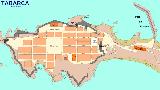 Isla de Tabarca. Murallas. Plano Wikipedia