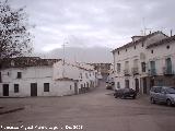 Plaza Enrique Fernndez. Con la muralla sur al fondo