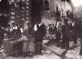 Historia de Atienza. Foto antigua. Mercado agrcola