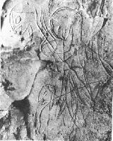 Petroglifos rupestres de la Cueva de los Casares. Rito del agua y la vida