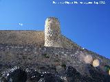 Castillo de Alcaudete. Antemuro y torren circular