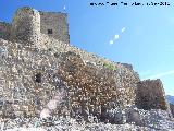 Castillo de Alcaudete. Antemuro y murallas