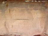 Pinturas rupestres de Los Toros del Navazo. Parte derecha