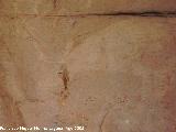 Pinturas rupestres de Los Toros del Navazo. Toro debajo de los arqueros