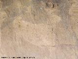 Pinturas rupestres de Los Toros del Navazo. Gran toro del centro izquierda