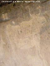 Pinturas rupestres de Los Toros del Navazo. Gran toro de la izquierda