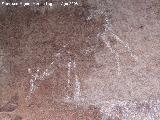 Pinturas rupestres del Covacho de la Paridera. Cierva