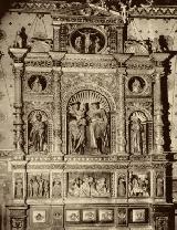 Catedral de Santa Mara. Foto antigua. Altar de la Capilla de los Santos Medicos
