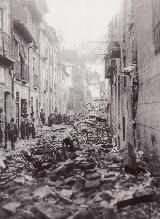 Historia de Toledo. Calle destruida. 19 septiembre 1936