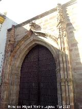 Iglesia de Santiago. Portada gtica isabelina