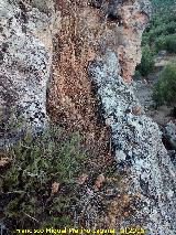 Necrpolis visigoda del Cerro Salido. Tumba en terraza cercana a la Cueva de las Sepulturas