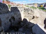 Castillo de Mocln. Excavacin arqueolgica en la puerta de la Torre del Homenaje