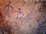 Pinturas rupestres de la Cueva del Hornillo de la Solana. Panel principal
