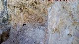 Pinturas rupestres de la Cueva del Hornillo de la Solana. Covacho con el panel principal