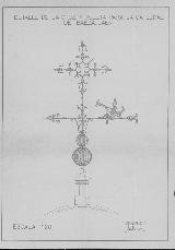Catedral de Baeza. Torre. Plano de la veleta. IPCE 1957