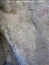 Pinturas rupestres de la Caada de la Corcuela. Cabras de la izquierda