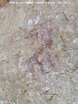 Pinturas rupestres de la Caada de la Corcuela. Cabra