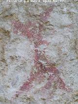Pinturas rupestres de la Caada de la Corcuela. Antropomorfo