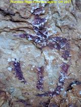 Pinturas rupestres de la Cueva de Limones. 