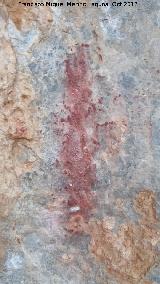 Pinturas rupestres de la Cueva de Limones. Barra vertical