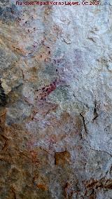 Pinturas rupestres de la Cueva de Limones. Restos