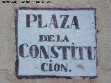 Casa Consistoriales Baja. Placa antigua