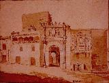 Puerta de Úbeda. Puerta de Úbeda (Baeza) dibujo de Valentín Carderera y Solano. (1796-1880)