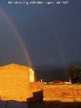 Arcoris. Doble arco iris. Los Villares