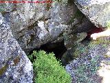 Cueva de La Hoya. Entrada
