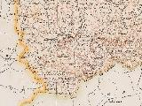 Aldea Las Infantas. Mapa 1910