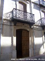Casa de Don Pablo Martnez. Portada de la Calle Navas