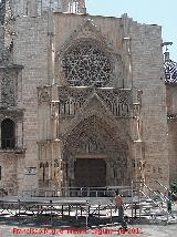 Catedral de Valencia. Puerta de los Apstoles. 