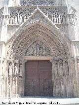 Catedral de Valencia. Puerta de los Apstoles